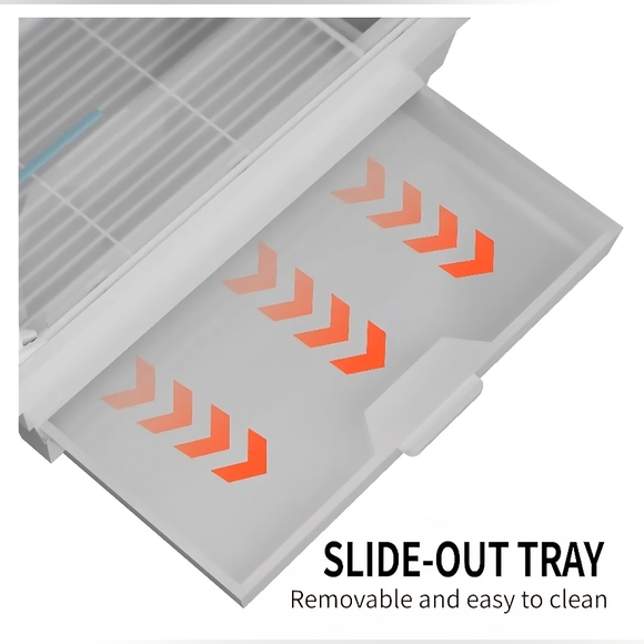 White Small Animal Cage for Pets - Picture 3 of 6